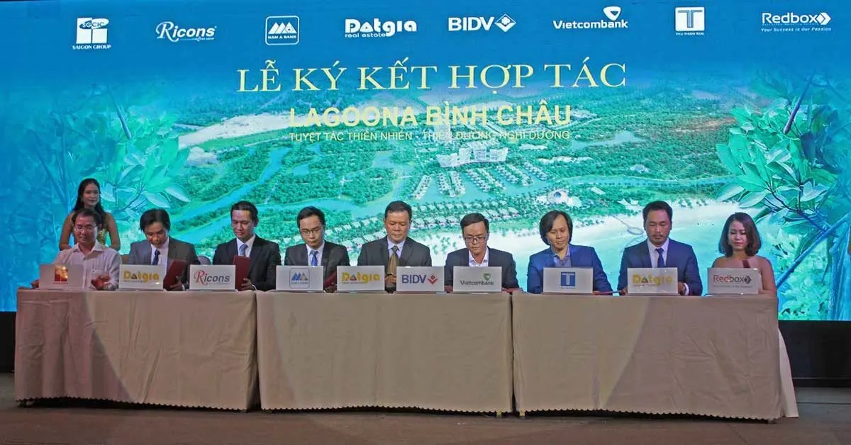 Lễ ký kết hợp tác chiến lược dự án Lagoona Bình Châu